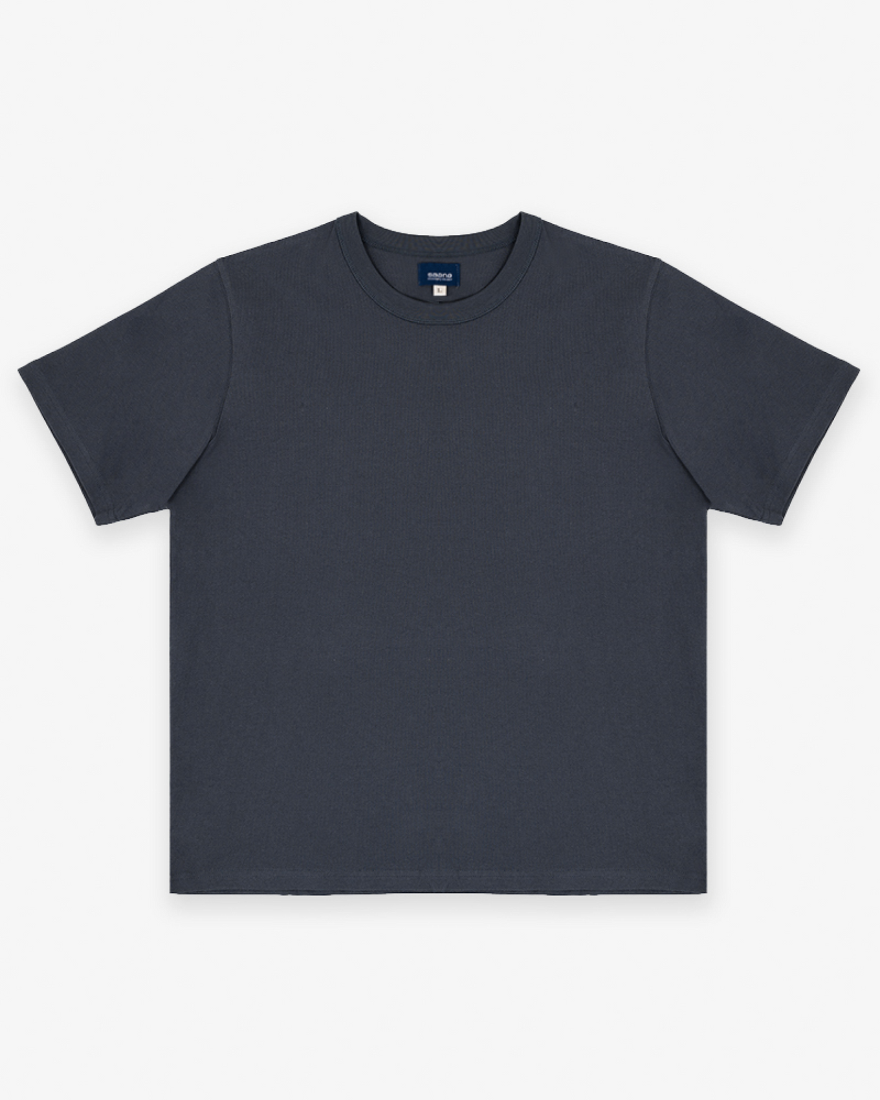 Beach Cotton T-Shirt - Navy